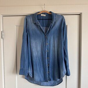 Bella Dahl Chambray Button-Up Shirt